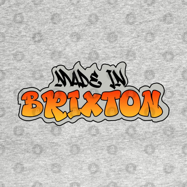 Made in Brixton I Garffiti I Neon Colors I Orange by EverYouNique